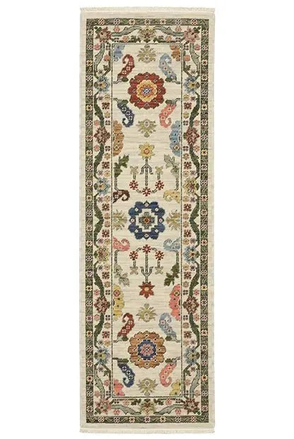 Lucca 5506W Ivory/Multi Rug
