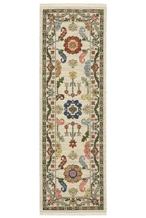 Lucca 5506W Ivory/Multi Rug