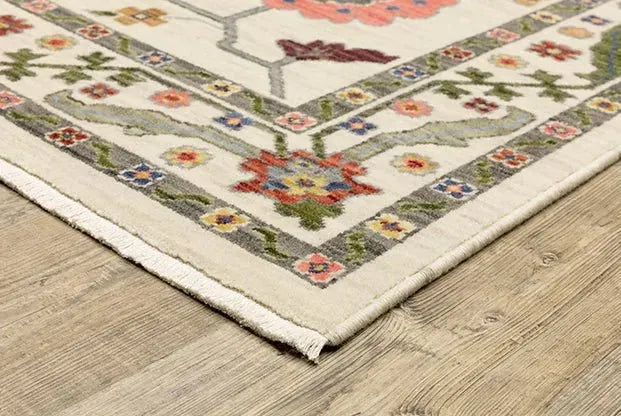 Lucca 5506W Ivory/Multi Rug