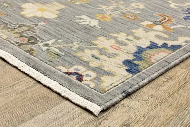 Lucca 5507E Grey/Multi Rug