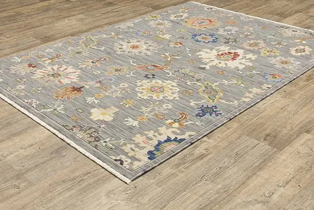 Lucca 5507E Grey/Multi Rug