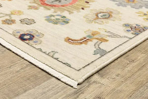 Lucca 5507W Ivory/Multi Rug