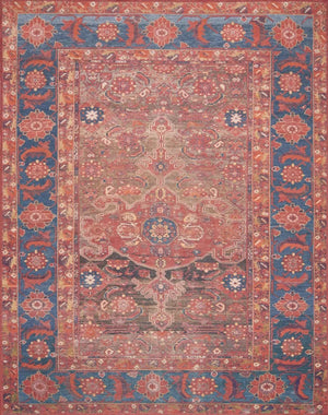 Lucca by Magnolia Home LF-07 Rust/Blue Rug