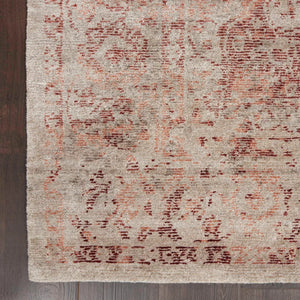 Lucent Lcn07 Silver/Red Rug