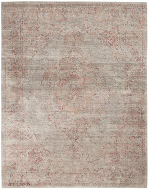 Lucent Lcn07 Silver/Red Rug