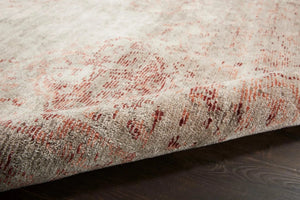 Lucent Lcn07 Silver/Red Rug