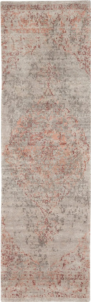 Lucent Lcn07 Silver/Red Rug