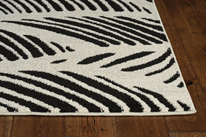 Lucia 2770 Folia Black/White Rug