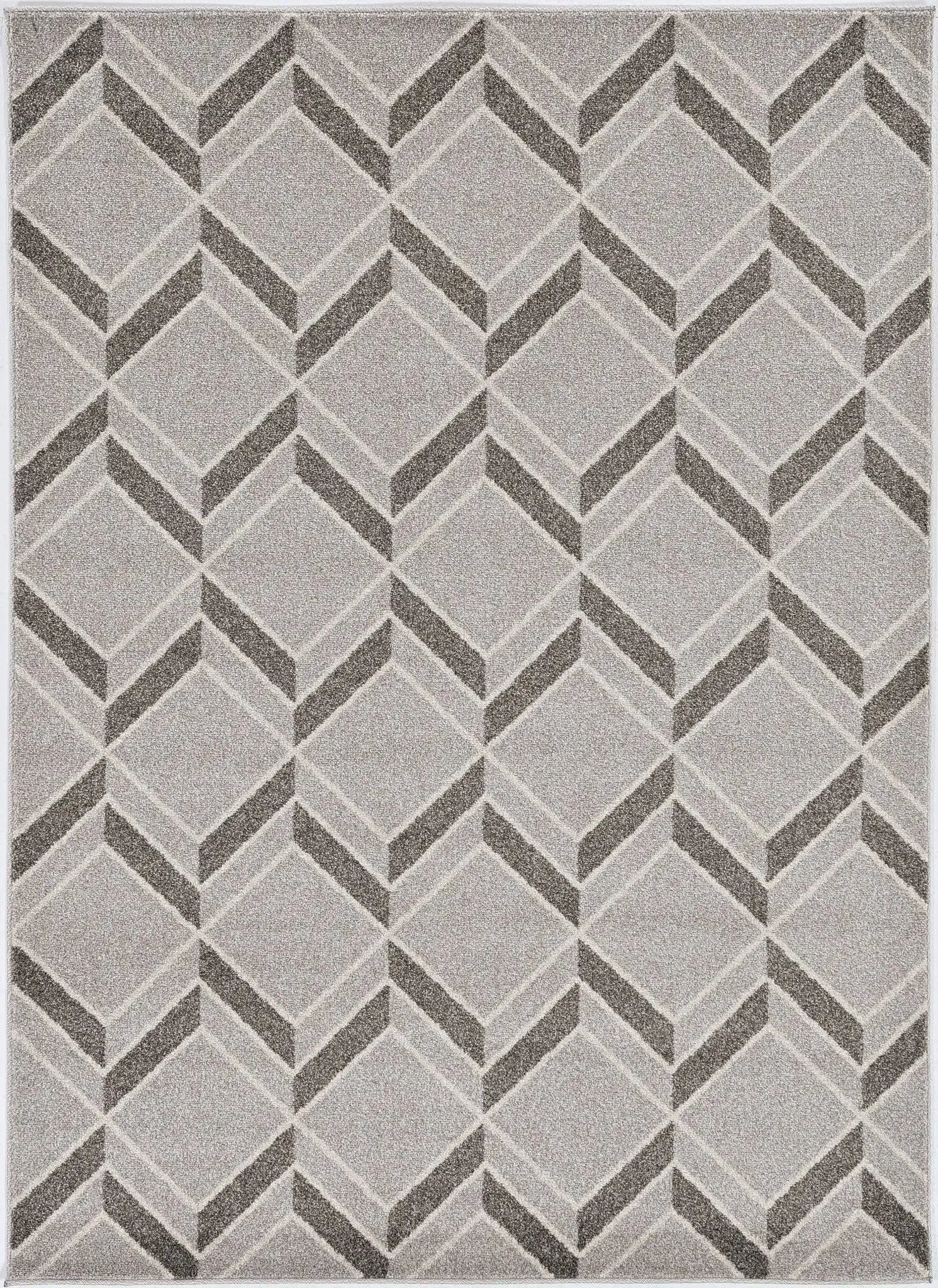 Lucia 2772 Herringbone Grey Rug
