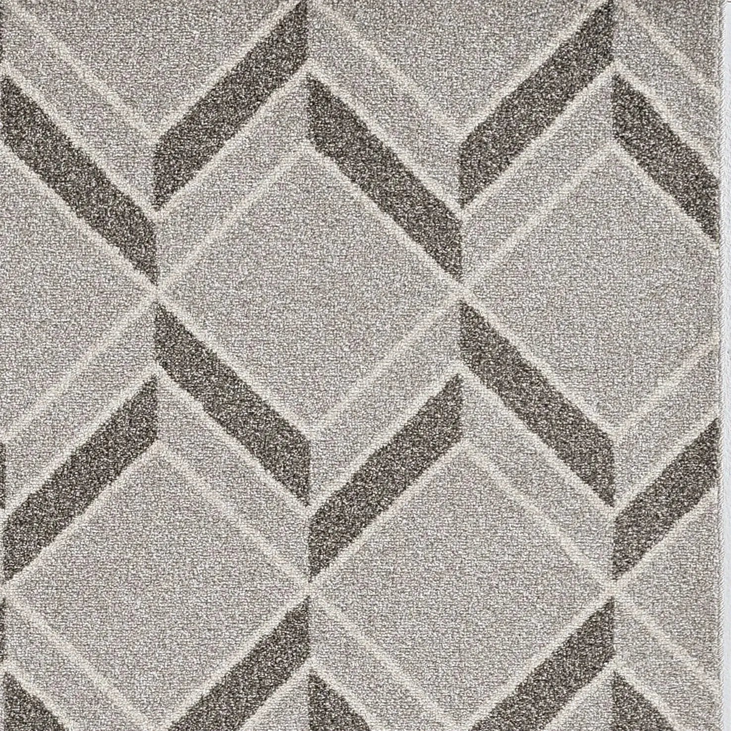 Lucia 2772 Herringbone Grey Rug