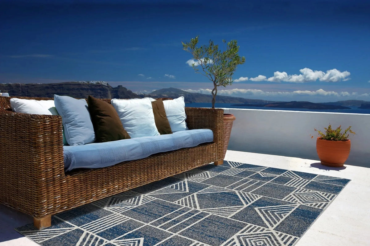 Lucia 2774 Dimensions Blue Rugs