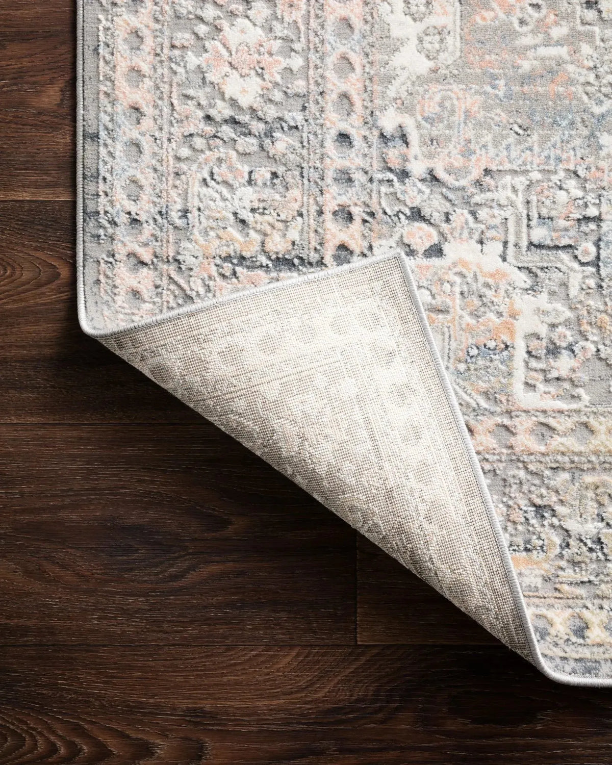 Lucia LUC-01 Grey/Sunset Rug