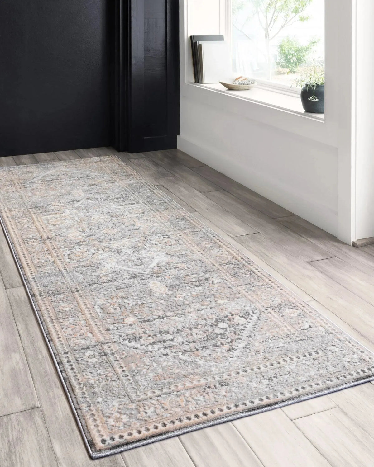 Lucia LUC-01 Grey/Sunset Rug