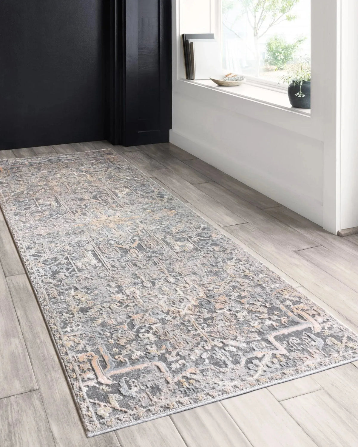 Lucia LUC-02 Charcoal/Multi Rug
