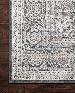 Lucia LUC-03 Steel/Ivory Rug