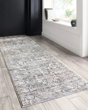 Lucia LUC-03 Steel/Ivory Rug