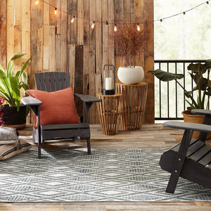 Lumen LUM02 Meira Blue/White Rug