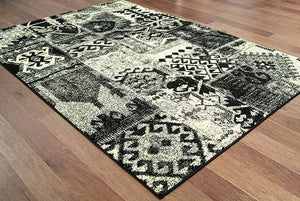 Luna 1804K Black/ Ivory Rug