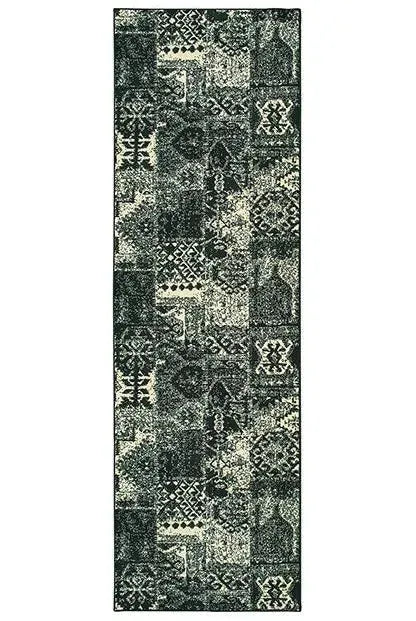 Luna 1804K Black/ Ivory Rug