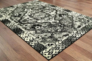 Luna 5603K Black/ Ivory Rug