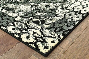Luna 5603K Black/ Ivory Rug