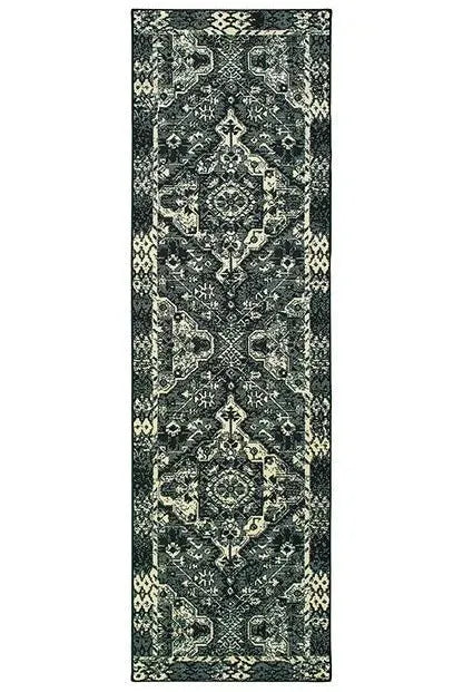 Luna 5603K Black/ Ivory Rug