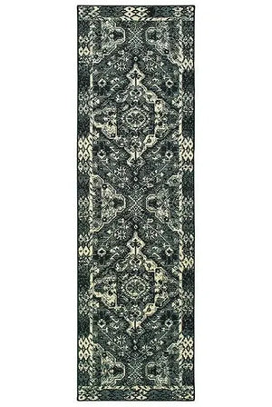 Luna 5603K Black/ Ivory Rug