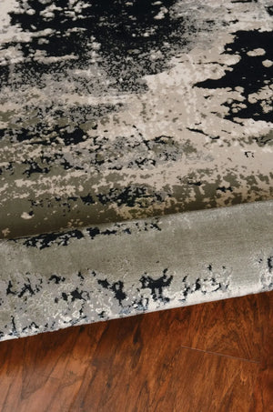 Luna 7121 Eclipse Silver Charcoal Rug