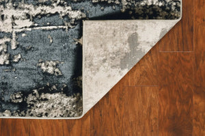 Luna 7121 Eclipse Silver Charcoal Rug