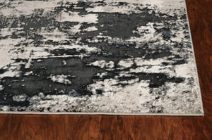 Luna 7121 Eclipse Silver Charcoal Rug