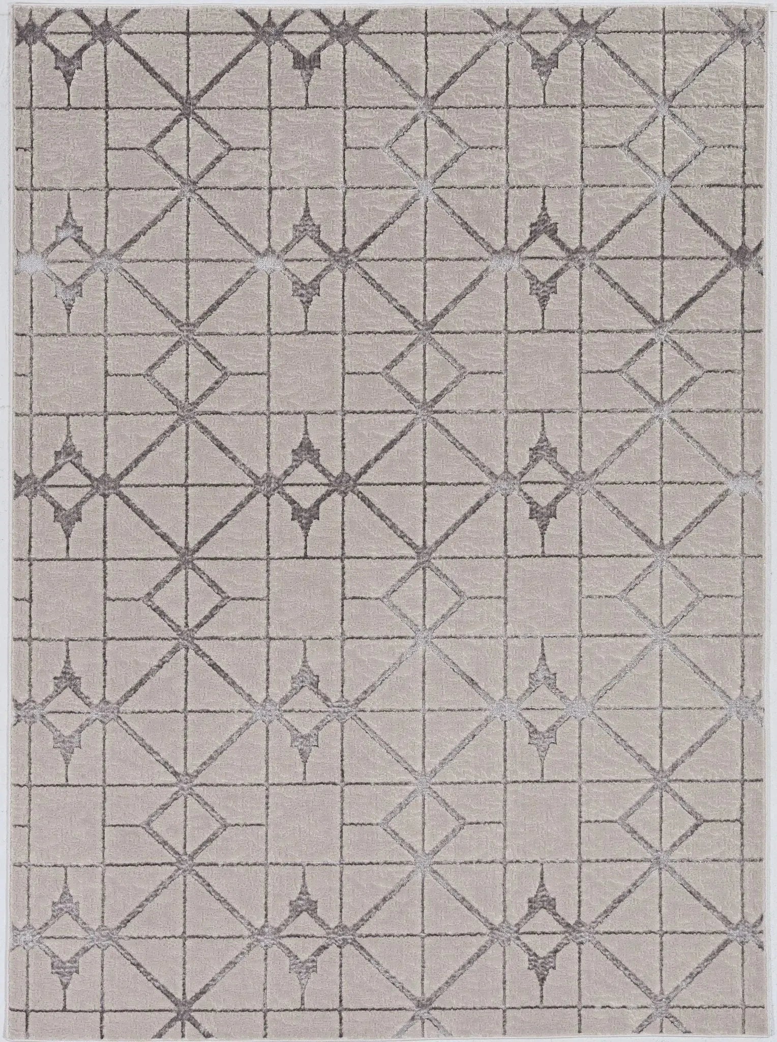 Luna 7128 Elements Ivory/Silver Rug