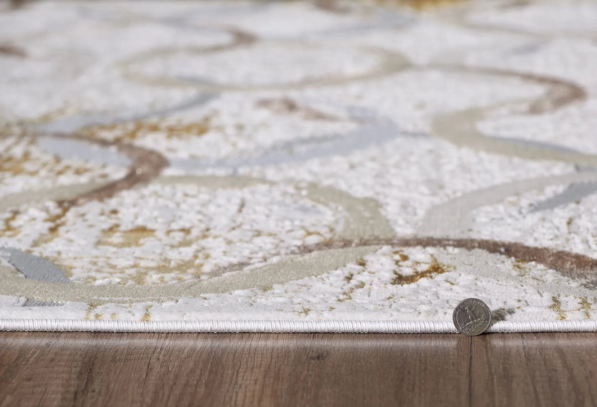 Luna 7137 White Blrch Rugs