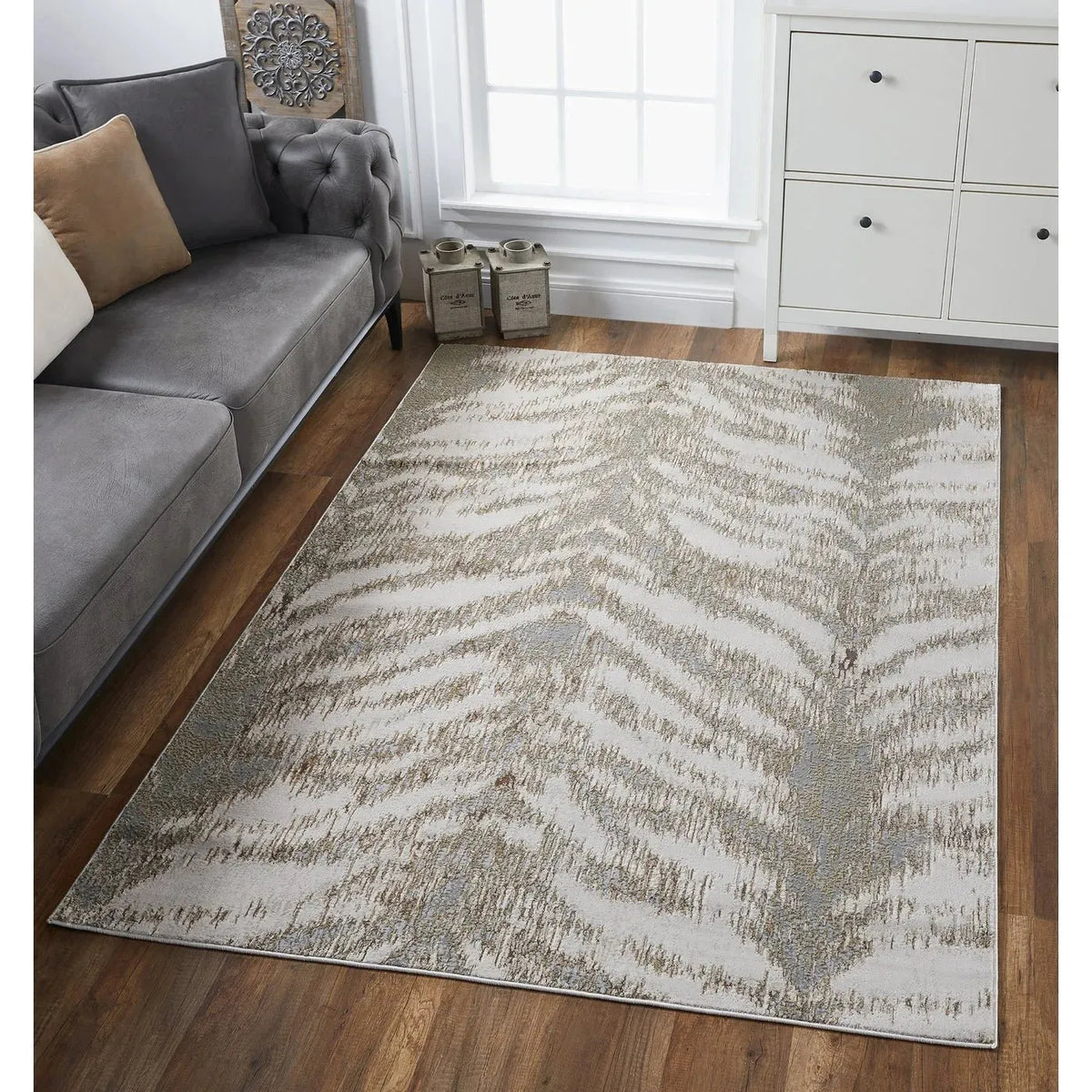 Luna 7141 Dbeige Blrch Rugs