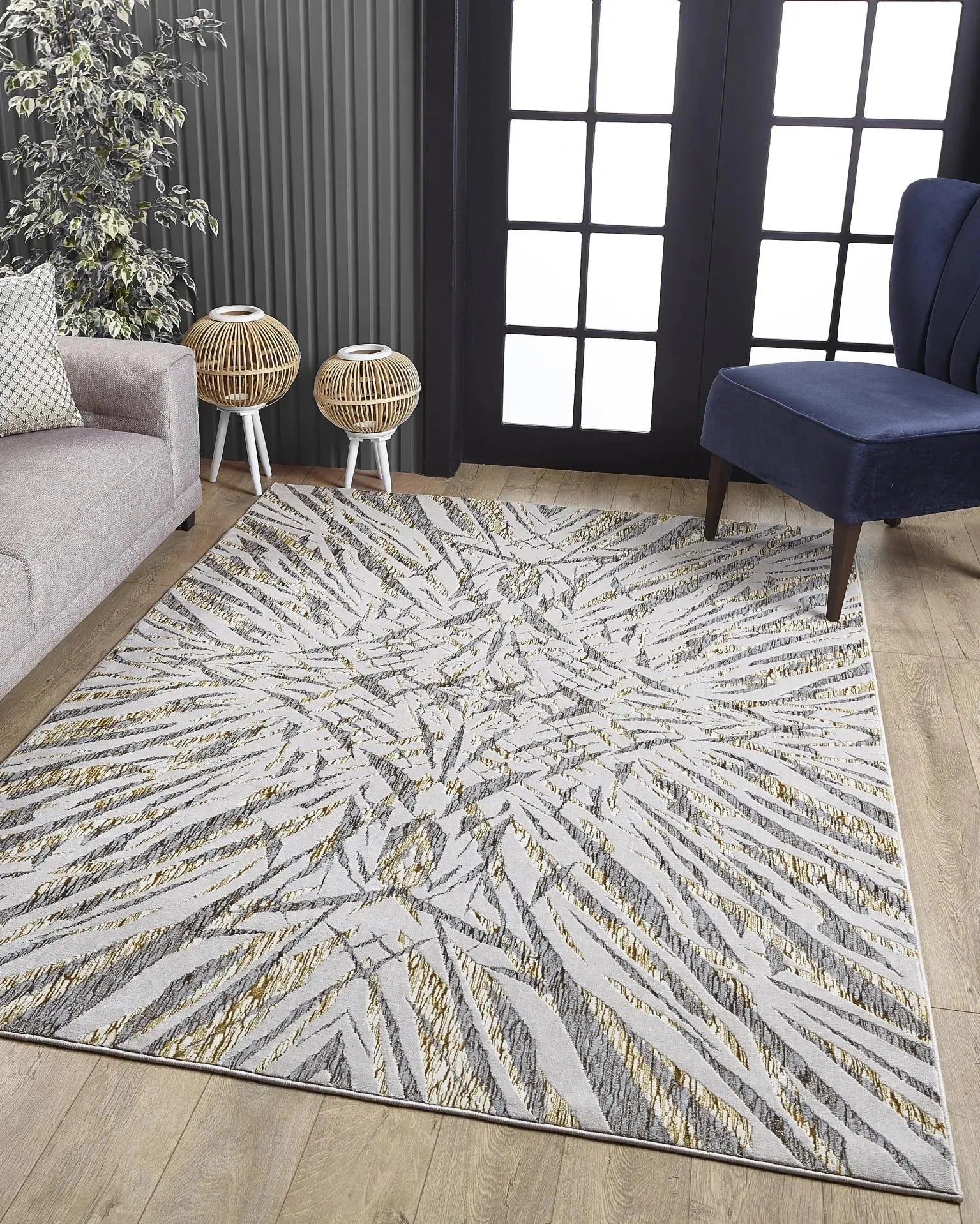 Luna 7146 Ivory/Gold Illusions Rug