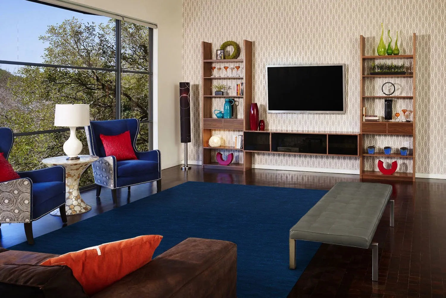 Luna 8049F Blue Rug