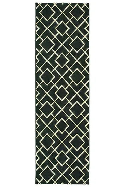 Luna 8123B Black/ Ivory Rug