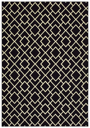 Luna 8123B Black/ Ivory Rug