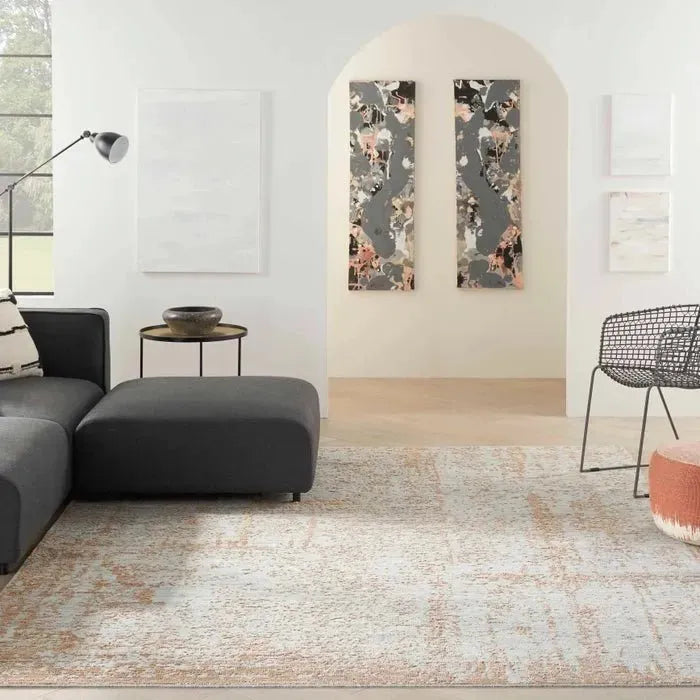 Luna LUN01 Blue/Mocha Rug