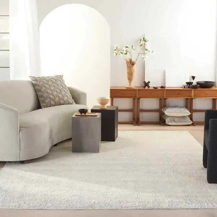 Luna LUN01 Ivory/Silver Rug