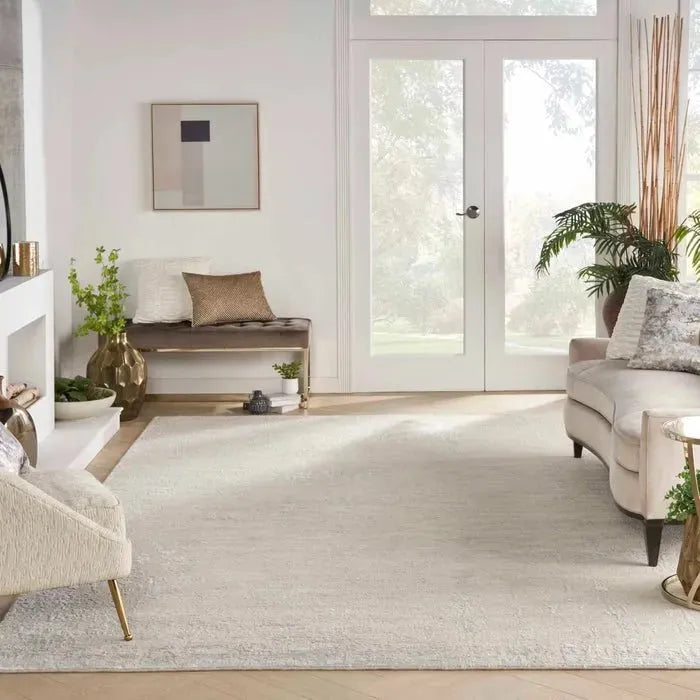 Luna LUN01 Ivory/Silver Rug