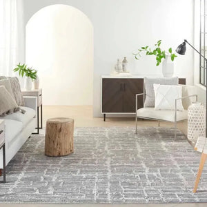 Luna LUN02 Grey/Silver Rug