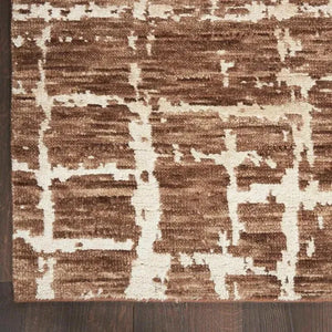 Luna LUN02 Mocha/Ivory Rug