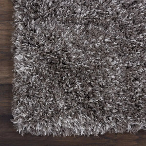 Luxe Shag LXS01 Charcoal Grey Rug