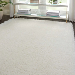 Luxe Shag LXS01 Ivory Rug