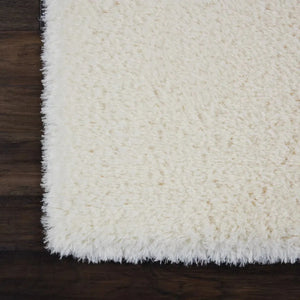 Luxe Shag LXS01 Ivory Rug
