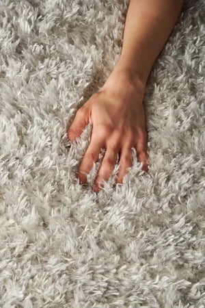 Luxe Shag LXS01 Light Grey Rug