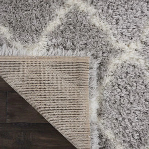 Luxe Shag LXS02 Grey/Ivory Rug