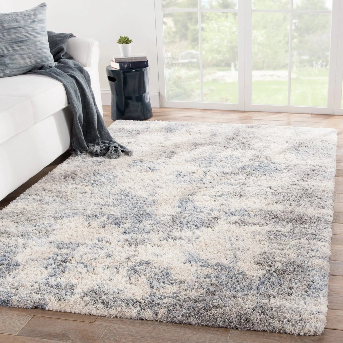 Lyra LYR03 Harmony Light Gray/Blue Rug