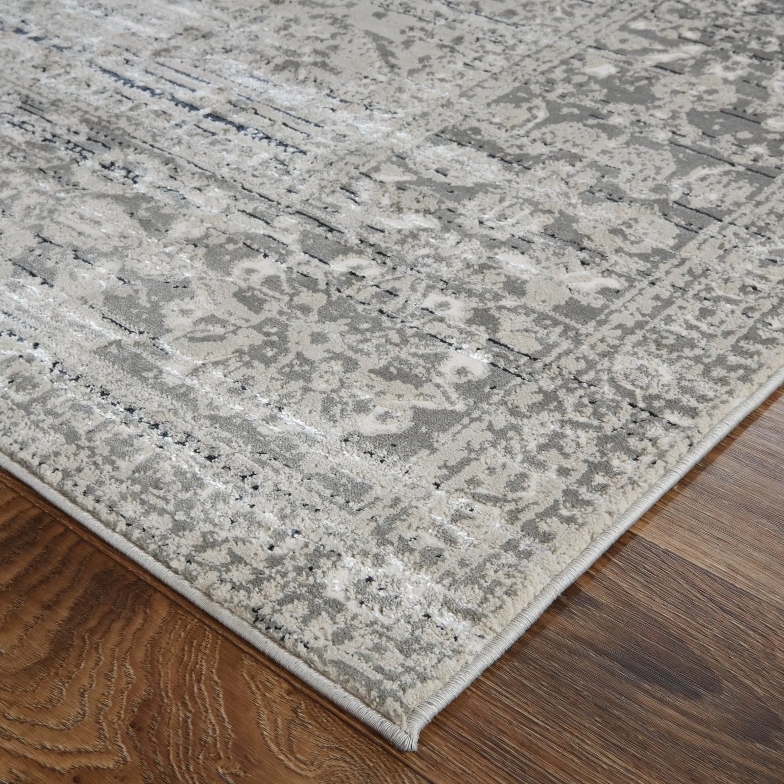 Macklaine MCK39FRF Beige/Grey Rug