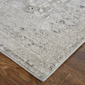 Macklaine MCK39FUF Grey/Silver Rug